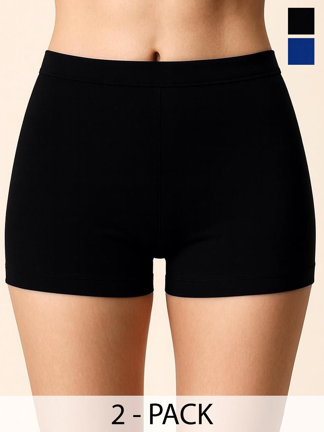 Apraa & Parma Women Pack of 2 Slim Fit Cycling Sports Shorts
