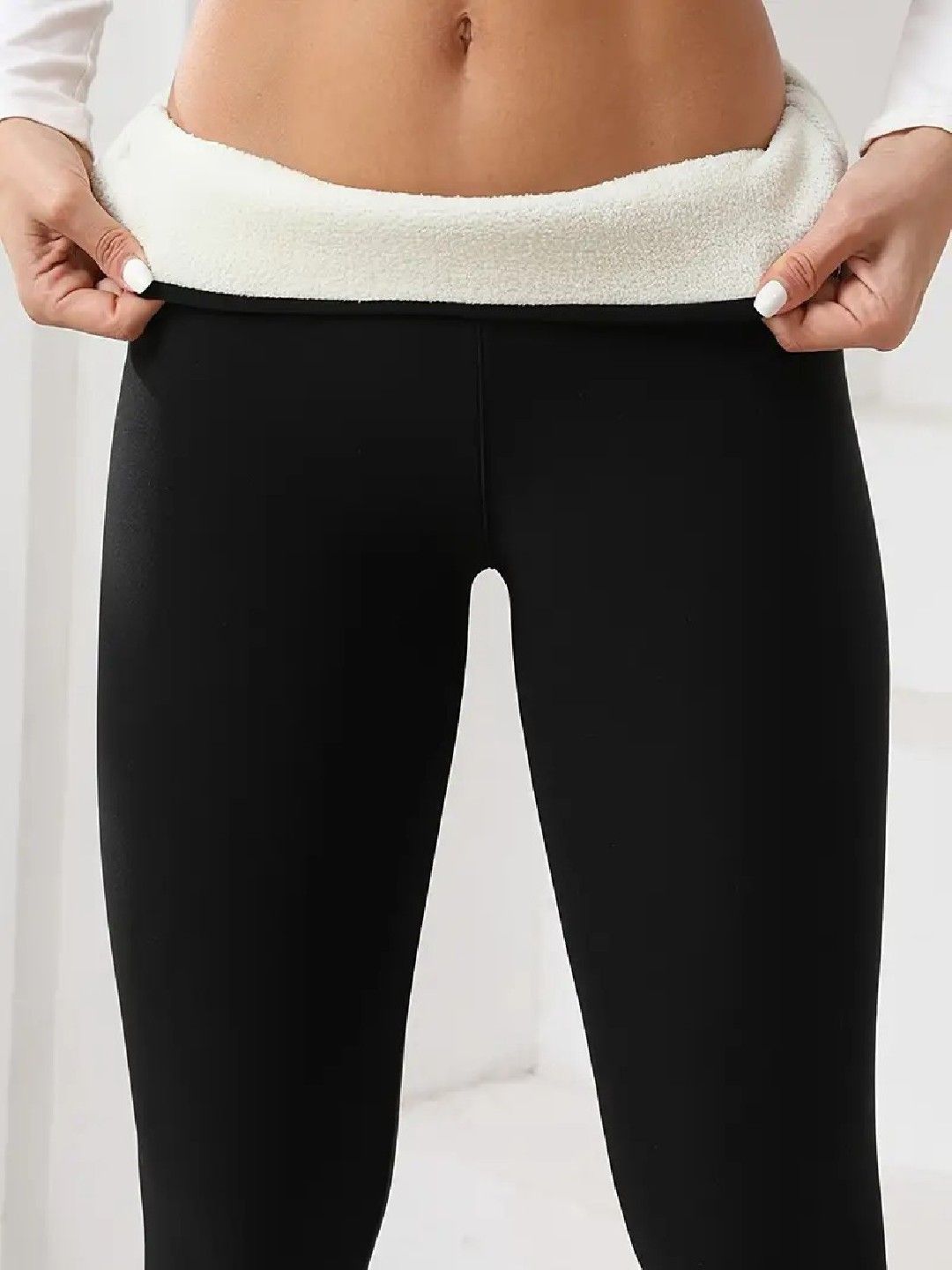 PIFTIF Women Thick Fur Lined Fleece Thermal Legging