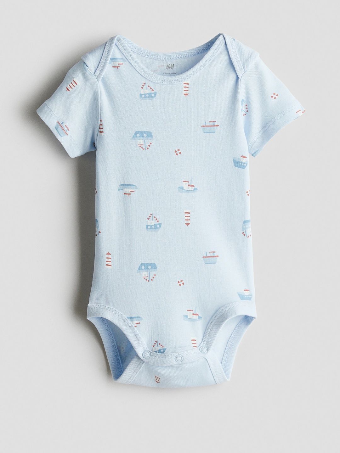 H&M Printed Envelope-Neck Bodysuit