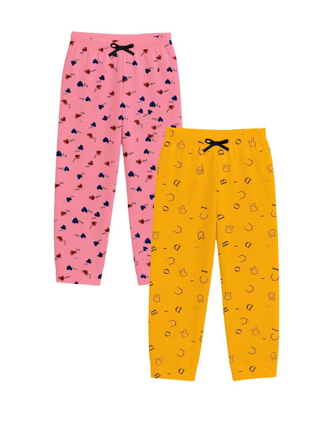 Fasha Kids Pack Of 2 Printed Cotton Night Pyjamas