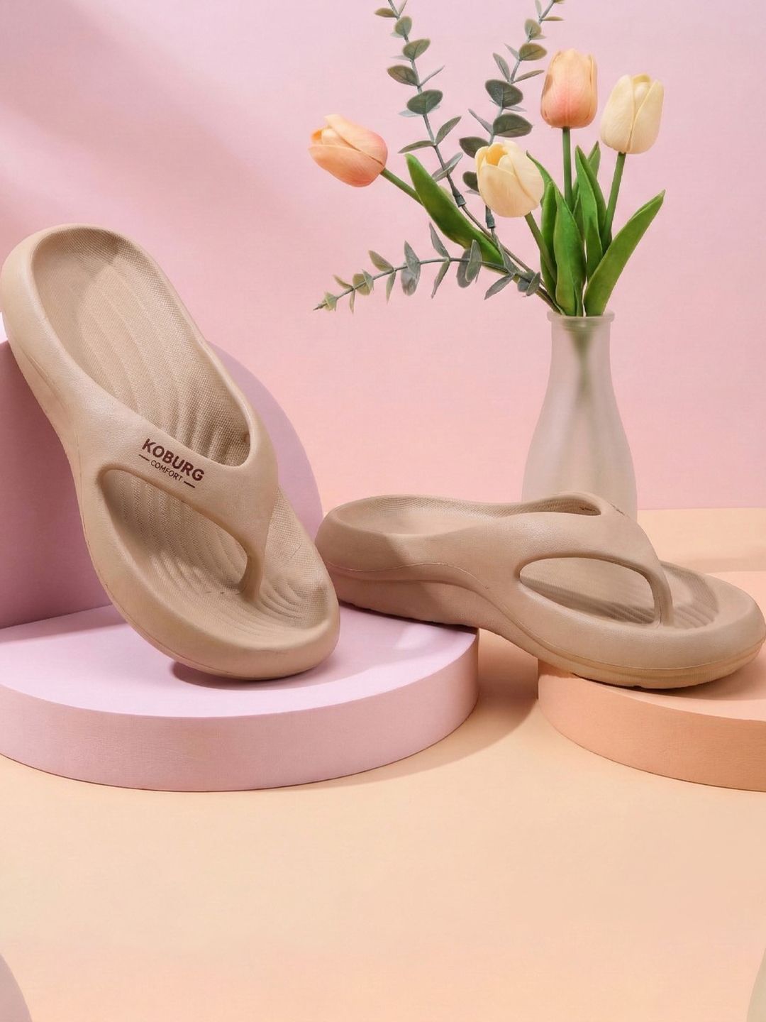 Koburg Jasmine Women Eva Comfort Slipper Lightweight Durable Slip-on Flip Flops