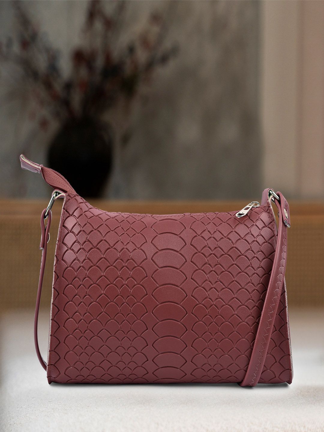 EARTHEA Faux Leather Shoulder Bag