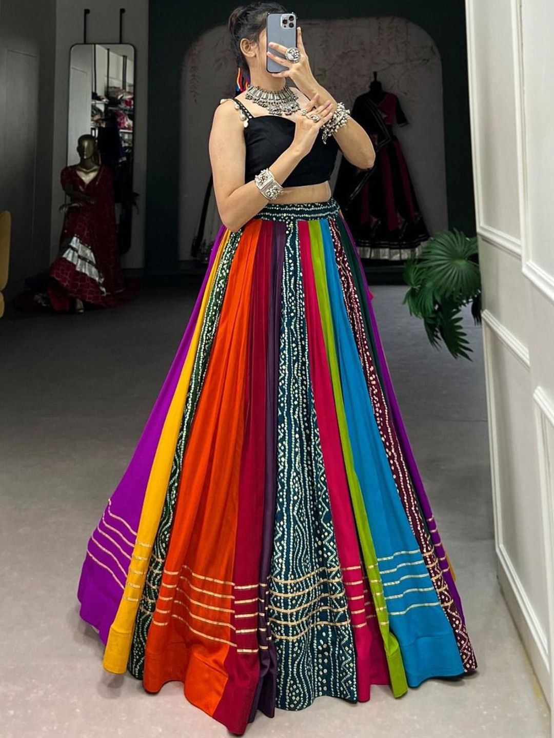 Ready to Wear Lehenga & Unstitched Blouse 6