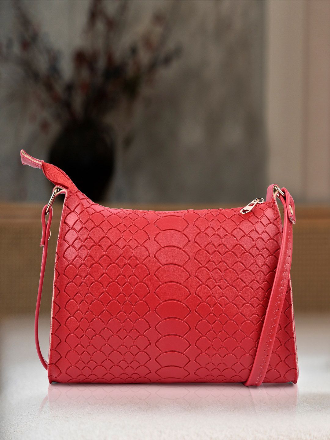 EARTHEA Faux Leather Shoulder Bag