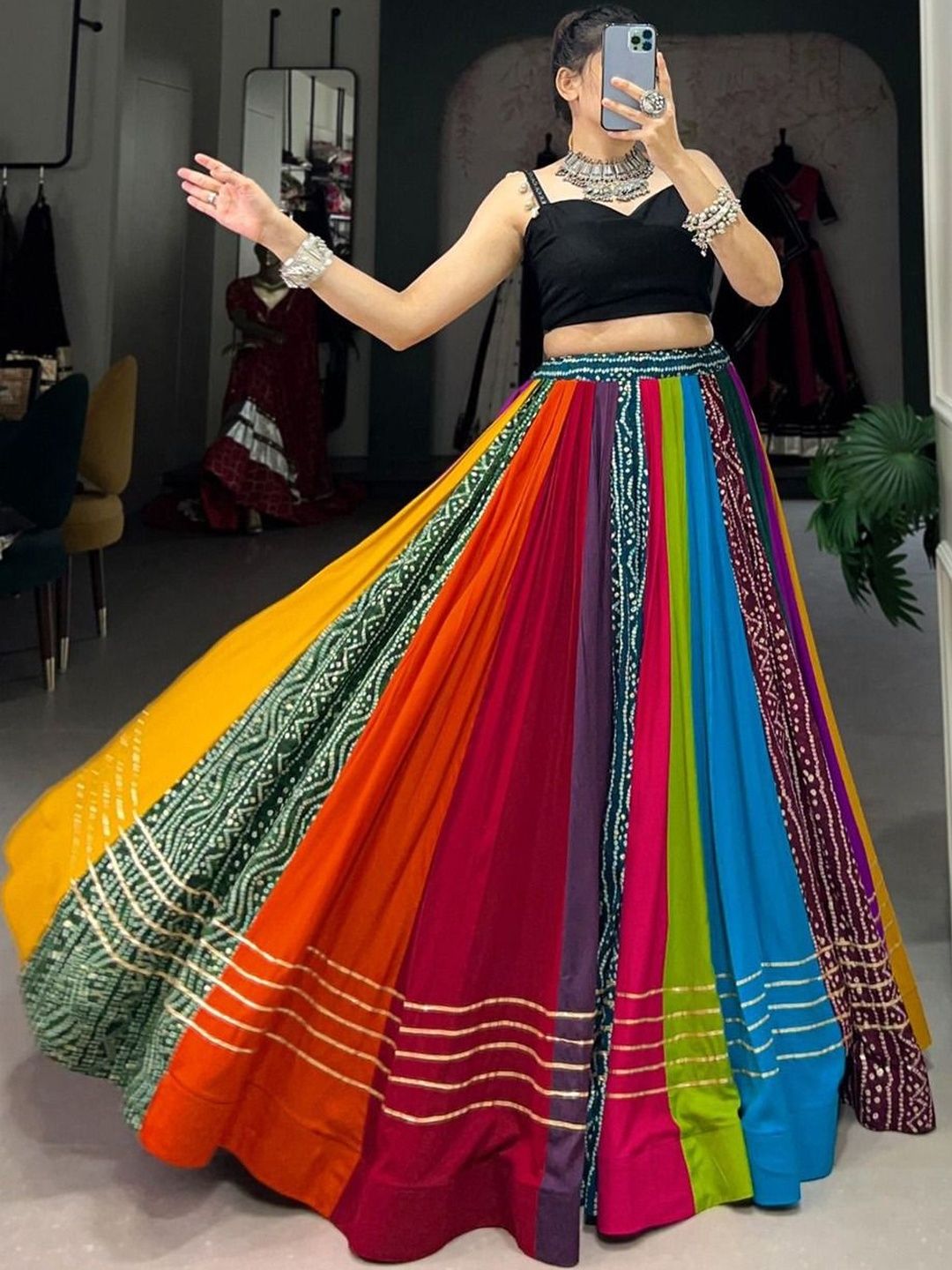 Ready to Wear Lehenga & Unstitched Blouse 2