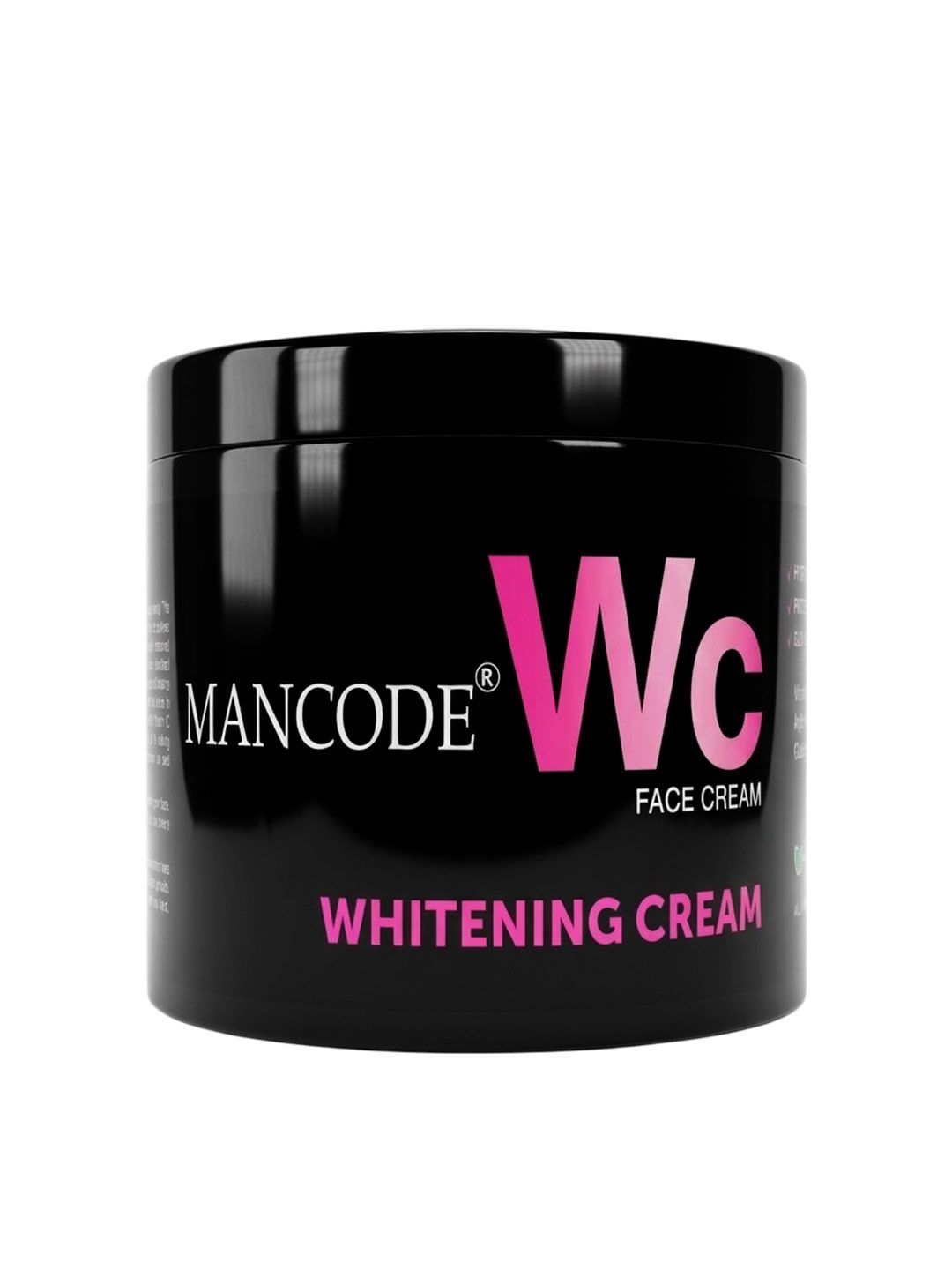 Mancode Whitening Cream for Glowing Radiant Skin & Dark Spots with UV Protection - 100g