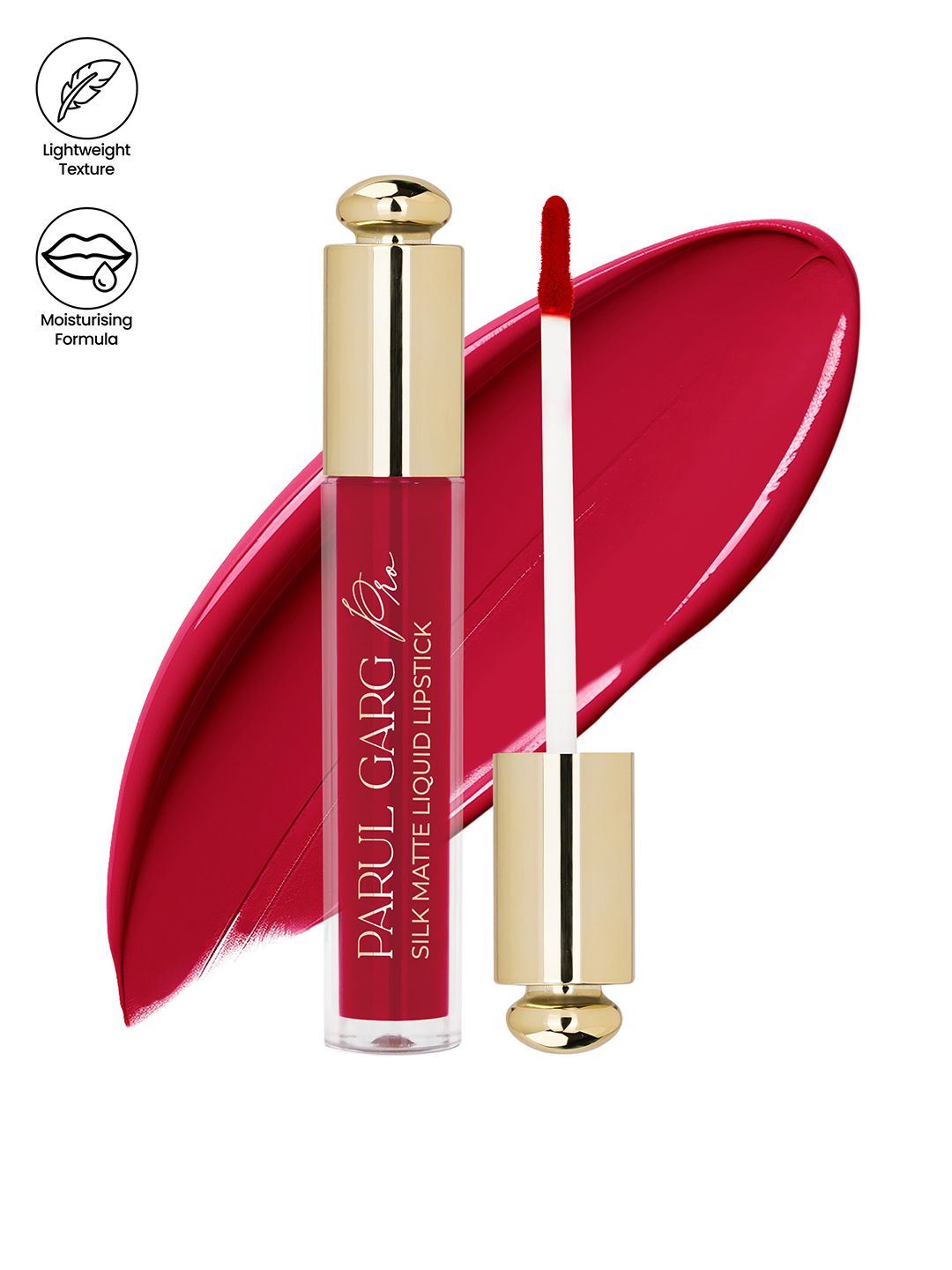 Buy Parul Garg Smudge Proof Matte Lipstick With Shea Butter & Vitamin E Poppy (Bright Red) 3ml -  - Personal Care for Women
