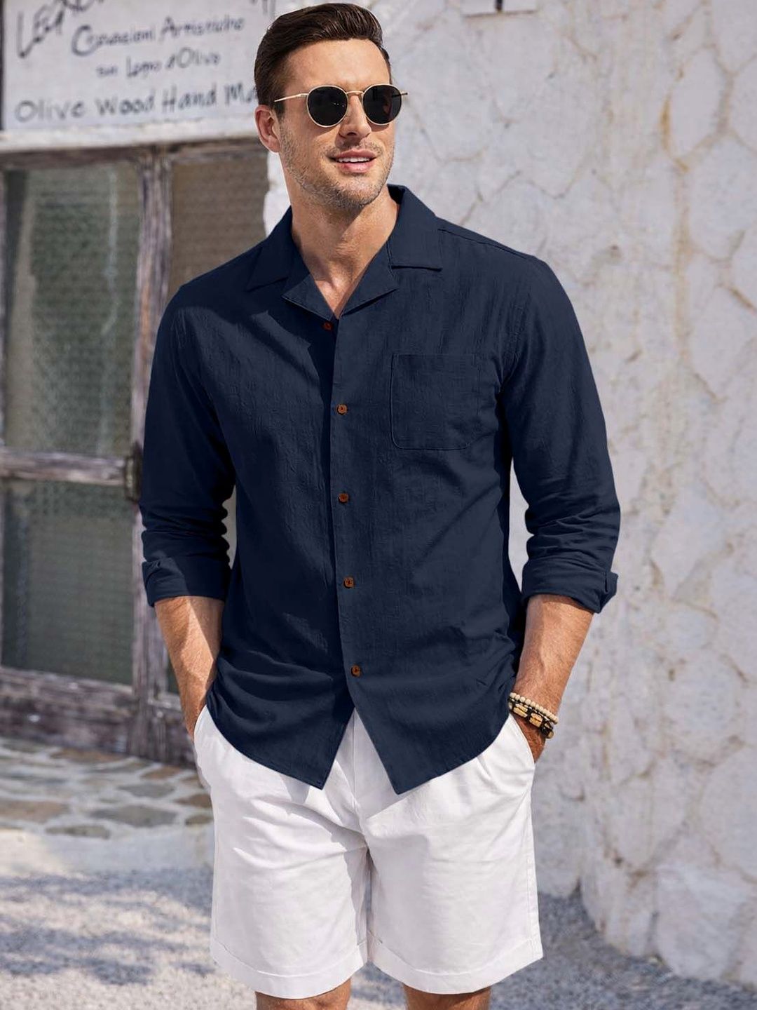 ZELINCO Men Standard Casual Shirt