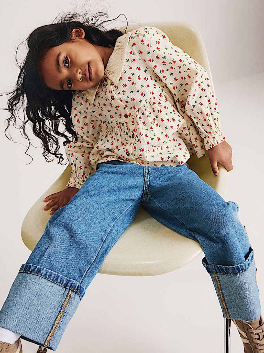 Marks & Spencer Pure Cotton Floral Embroidered Blouse