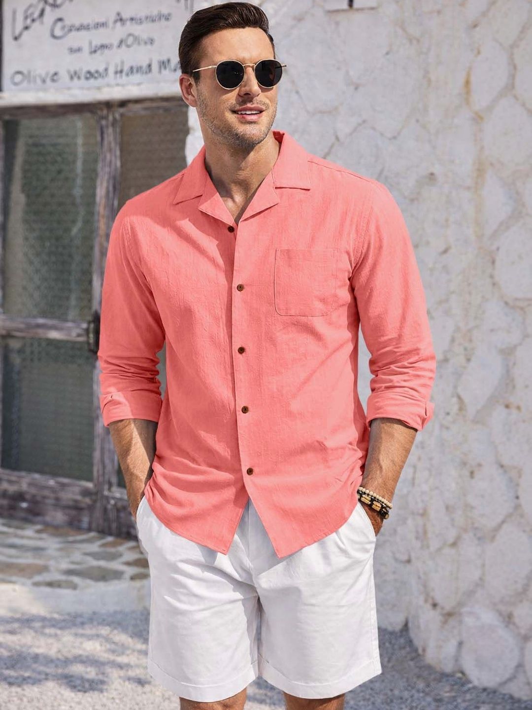ZELINCO Men Standard Casual Shirt