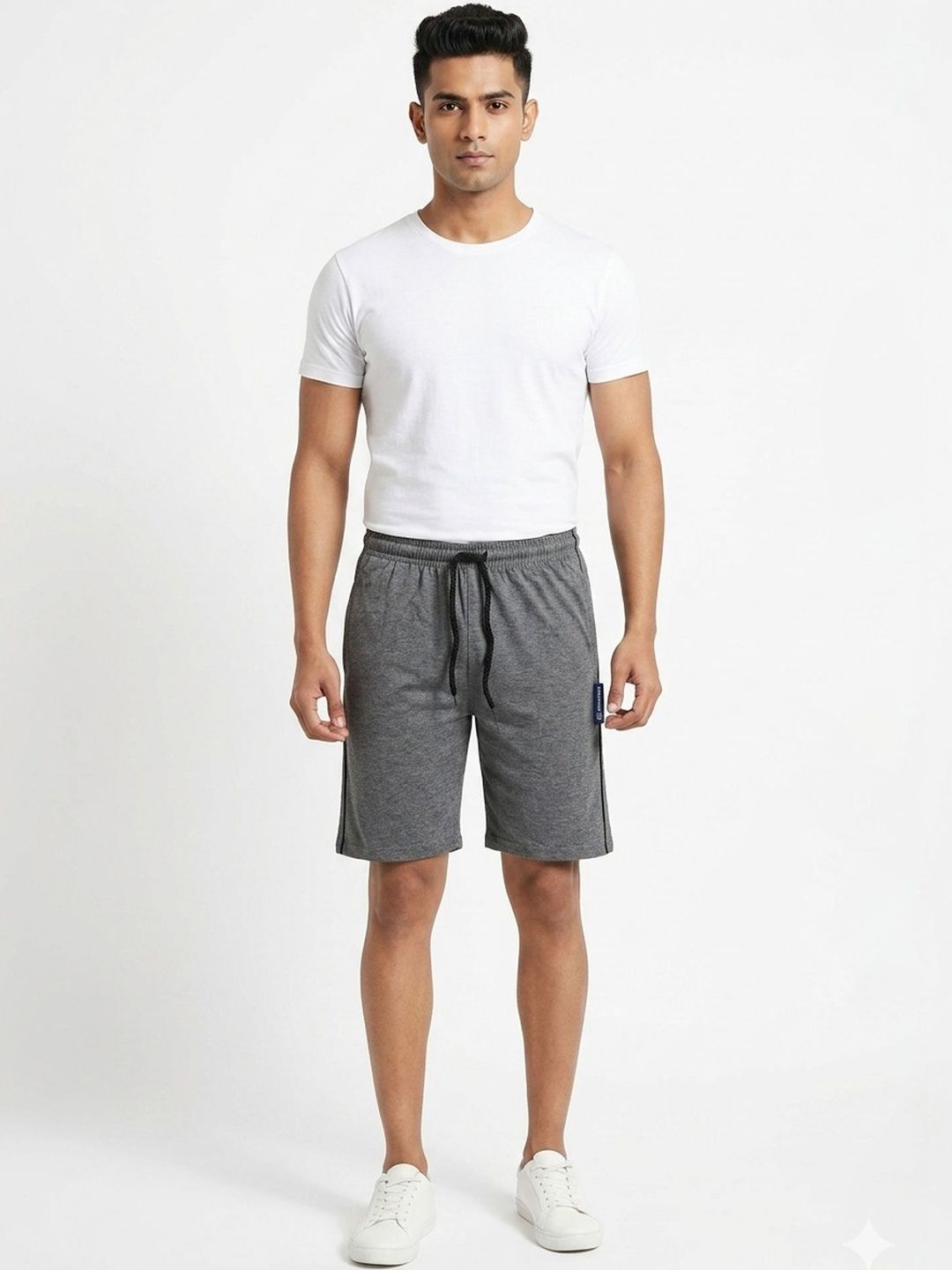 IndiWeaves Men High-Rise Shorts