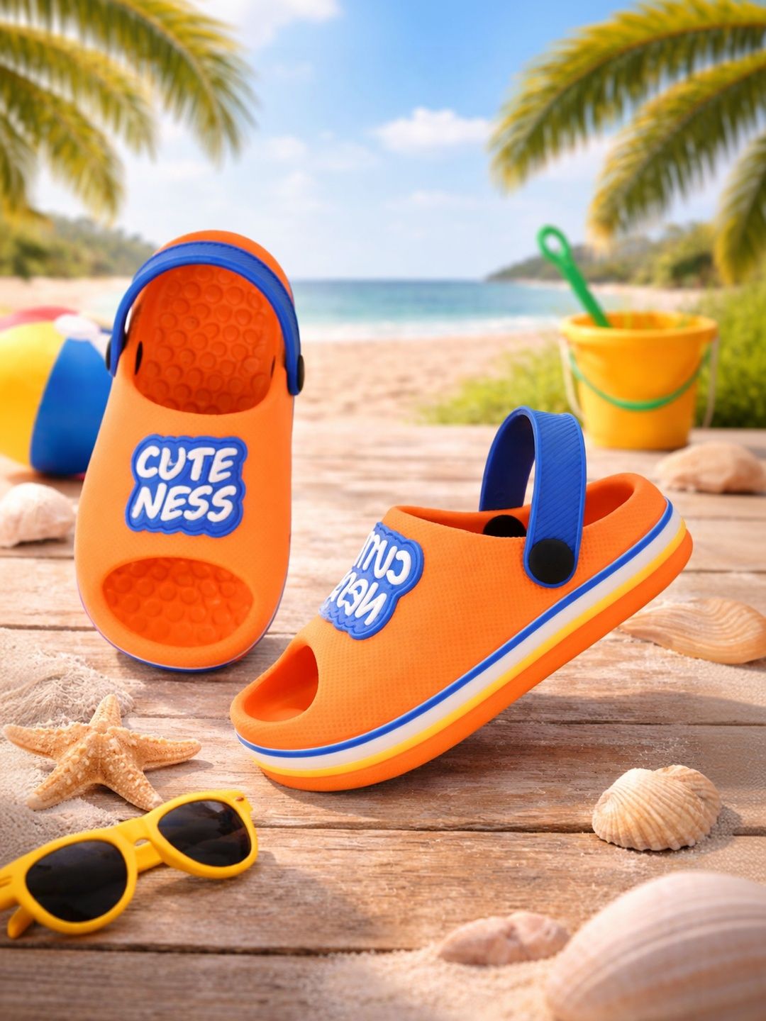 Miss & Chief Unisex Kids Printed Clogs