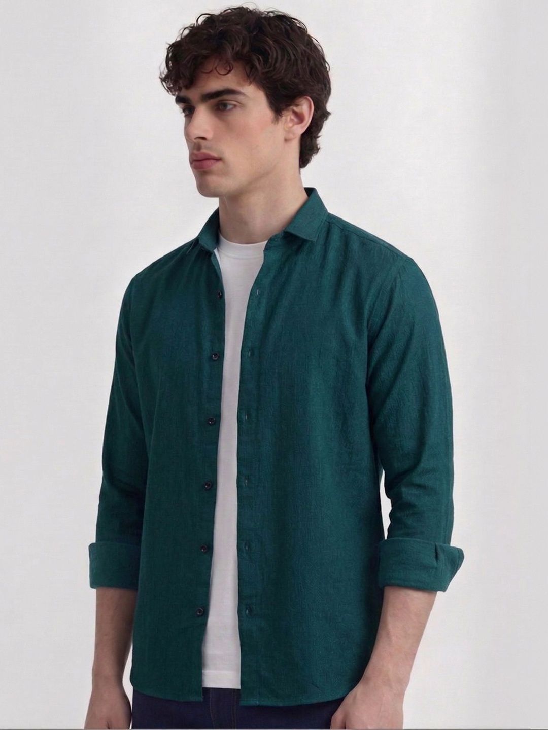 R.Code by The Roadster Life Co. Men Original Casual Shirt