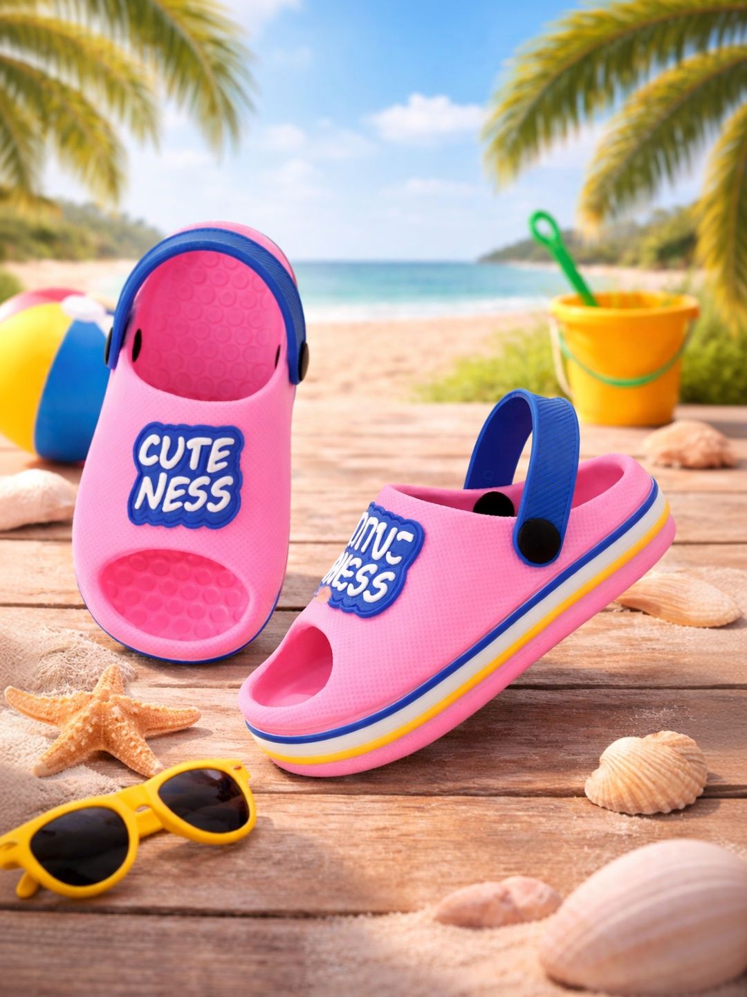 Miss & Chief Unisex Kids Printed Clogs