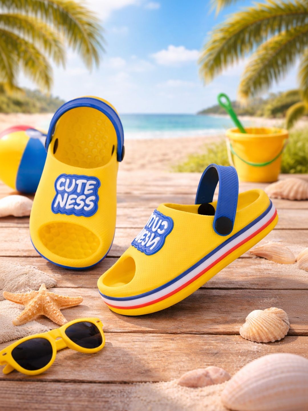 Miss & Chief Unisex Kids Colourblocked Clogs