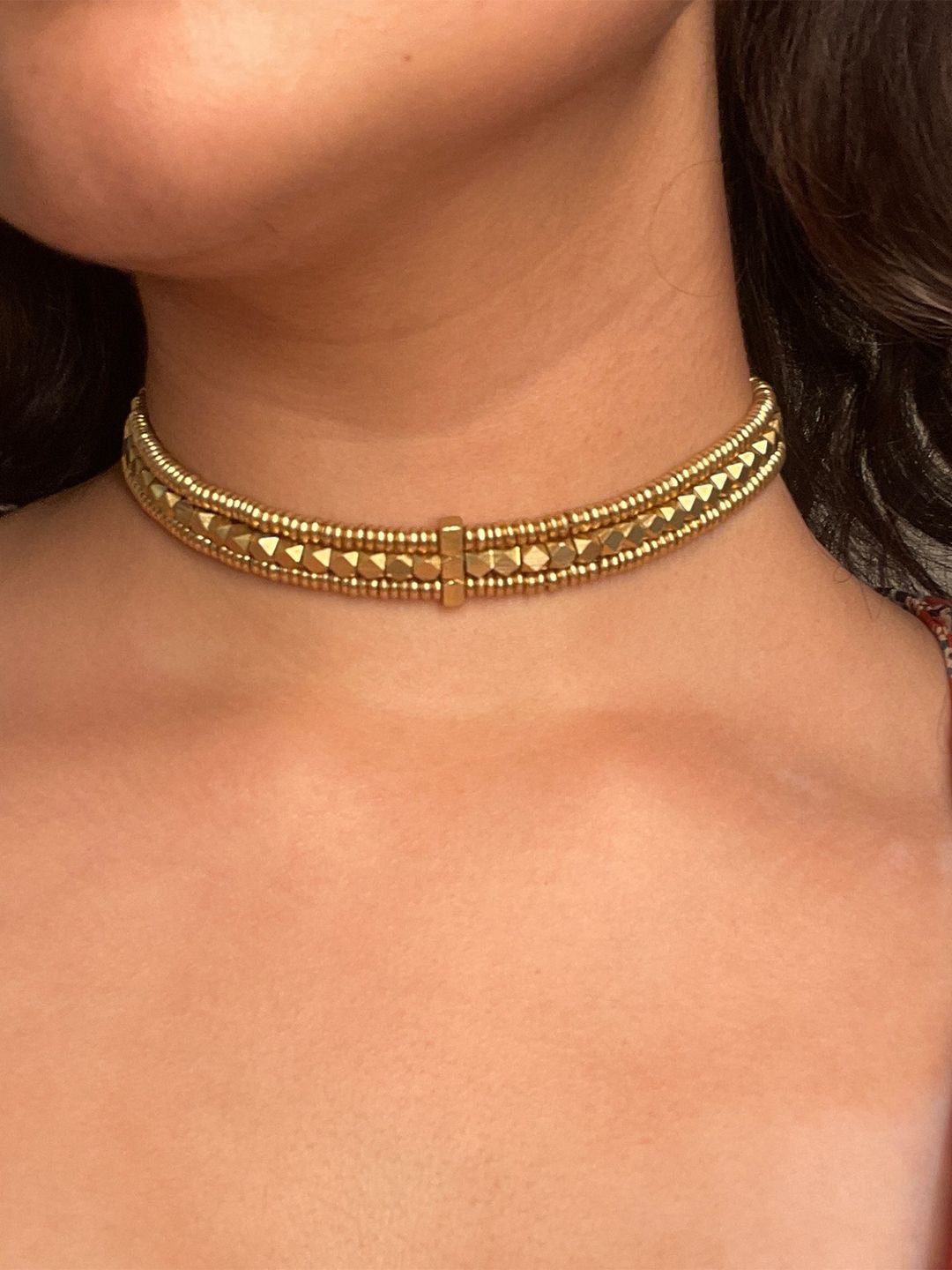 Studio Anviksha Goldtone Choker Necklace
