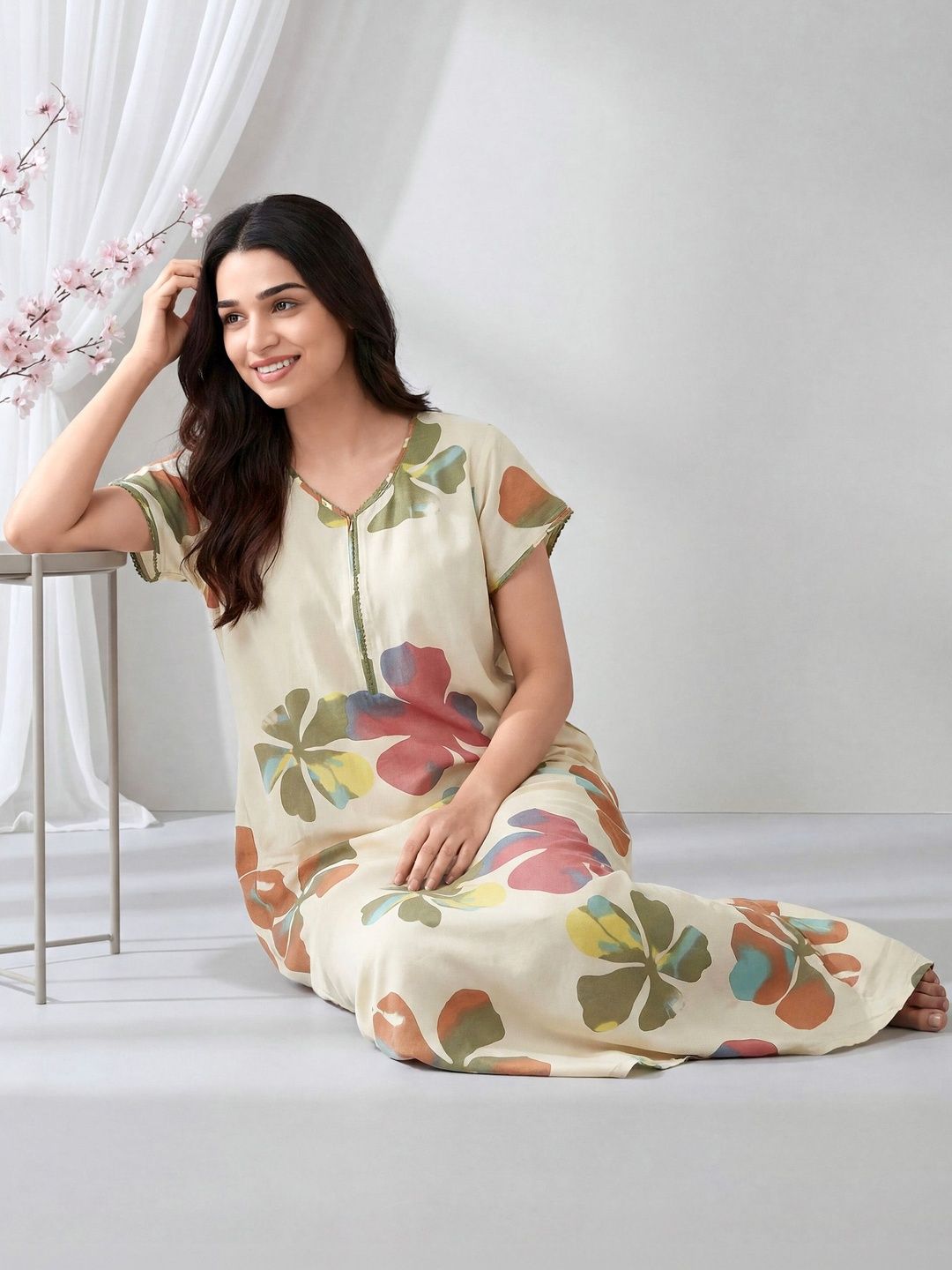 Printed Maxi Nightdress