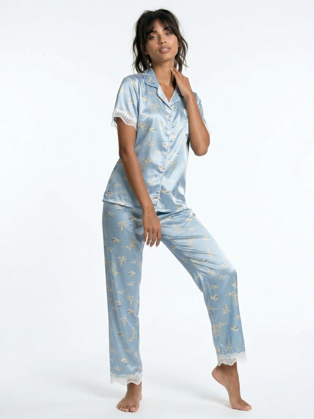 Floral Printed Night suit 3