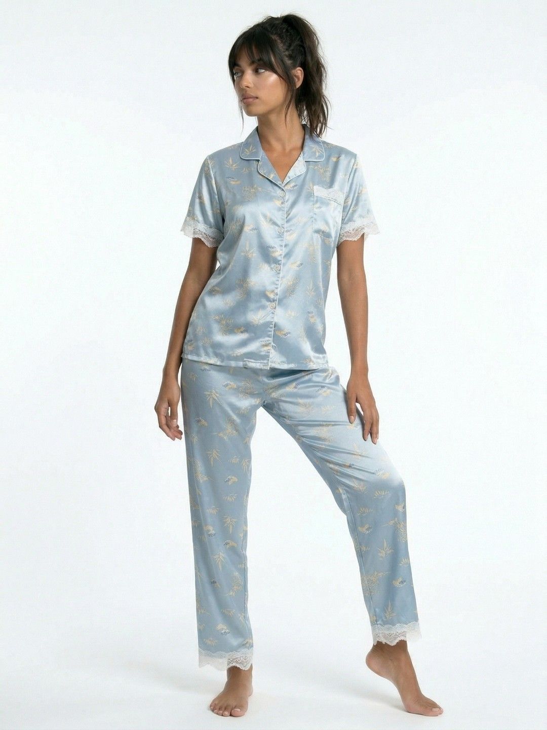 Floral Printed Night suit 5