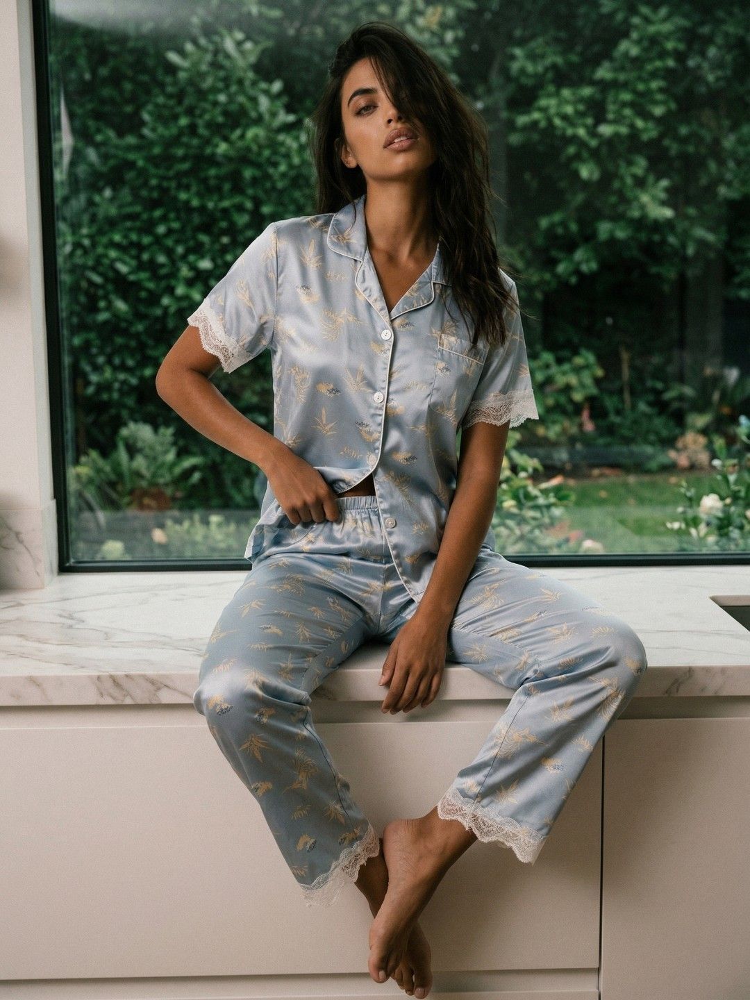 Floral Printed Night suit