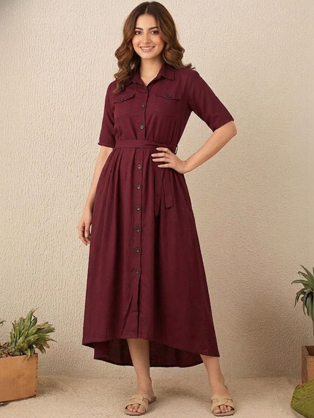NewlookAs Shirt Midi Dress