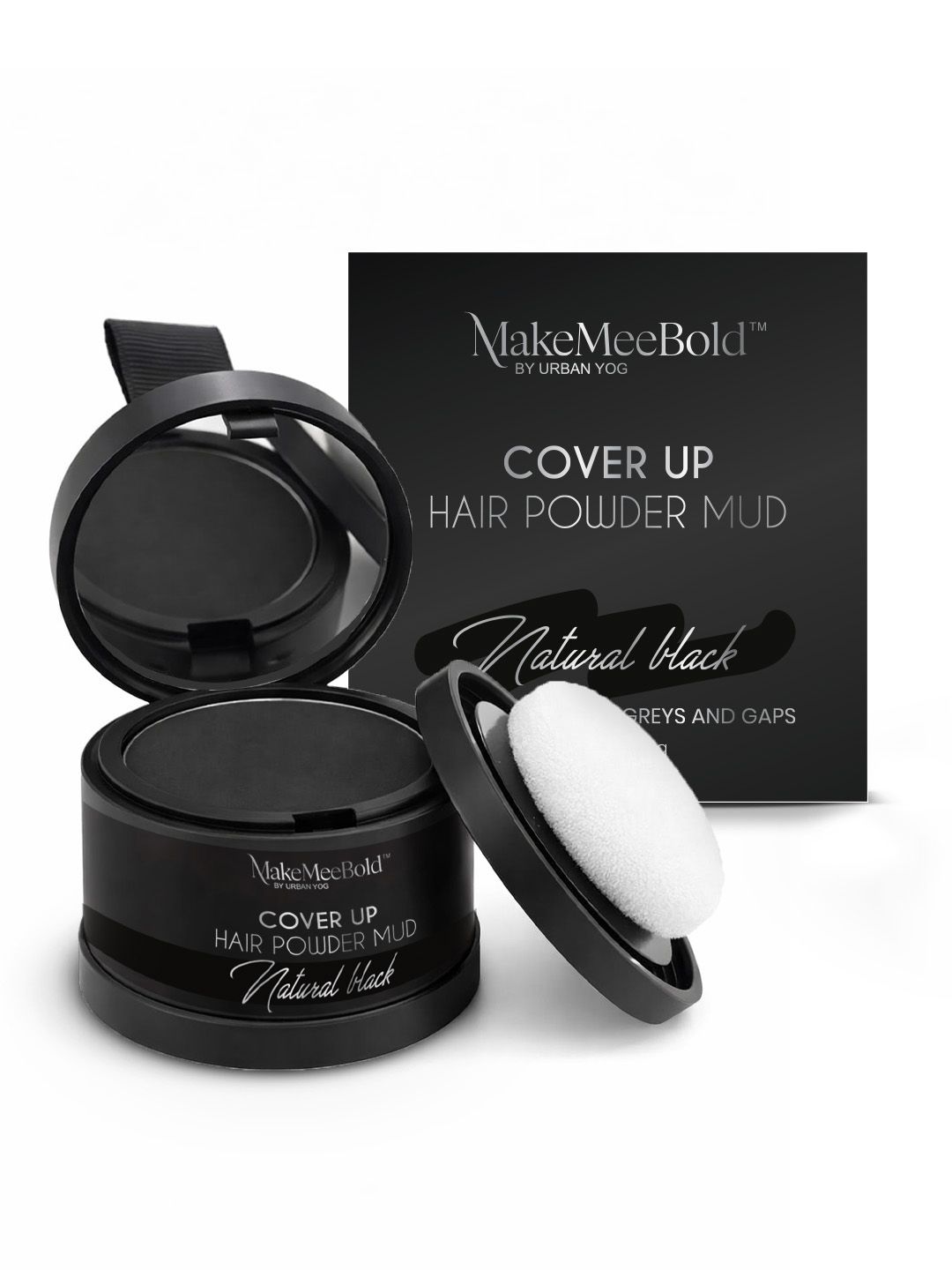 MAKEMEEBOLD Cover Up Hair Mud Powder - 6 g - Natural Black