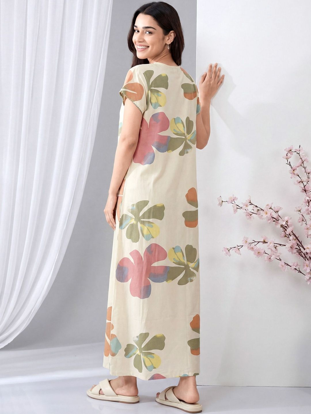 Printed Maxi Nightdress 3