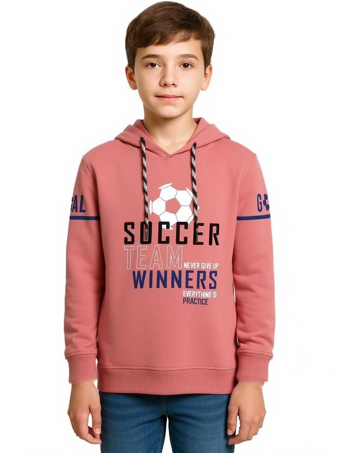 CAVIO Boys Printed Hooded Sweatshirt