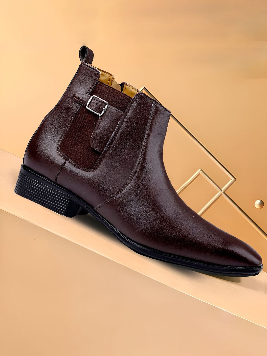 Bxxy Men Round Toe Chelsea Boots