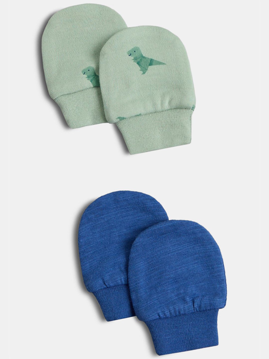 mothercare Kids Pack Of 2 Pure Cotton Mittens