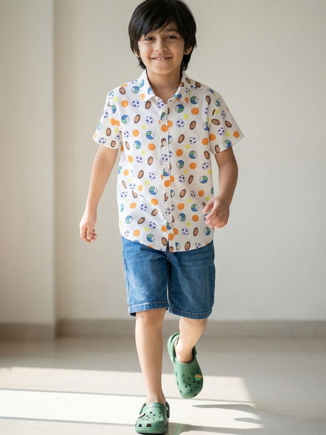 TALES & STORIES Boys Conversational Printed Casual Shirt