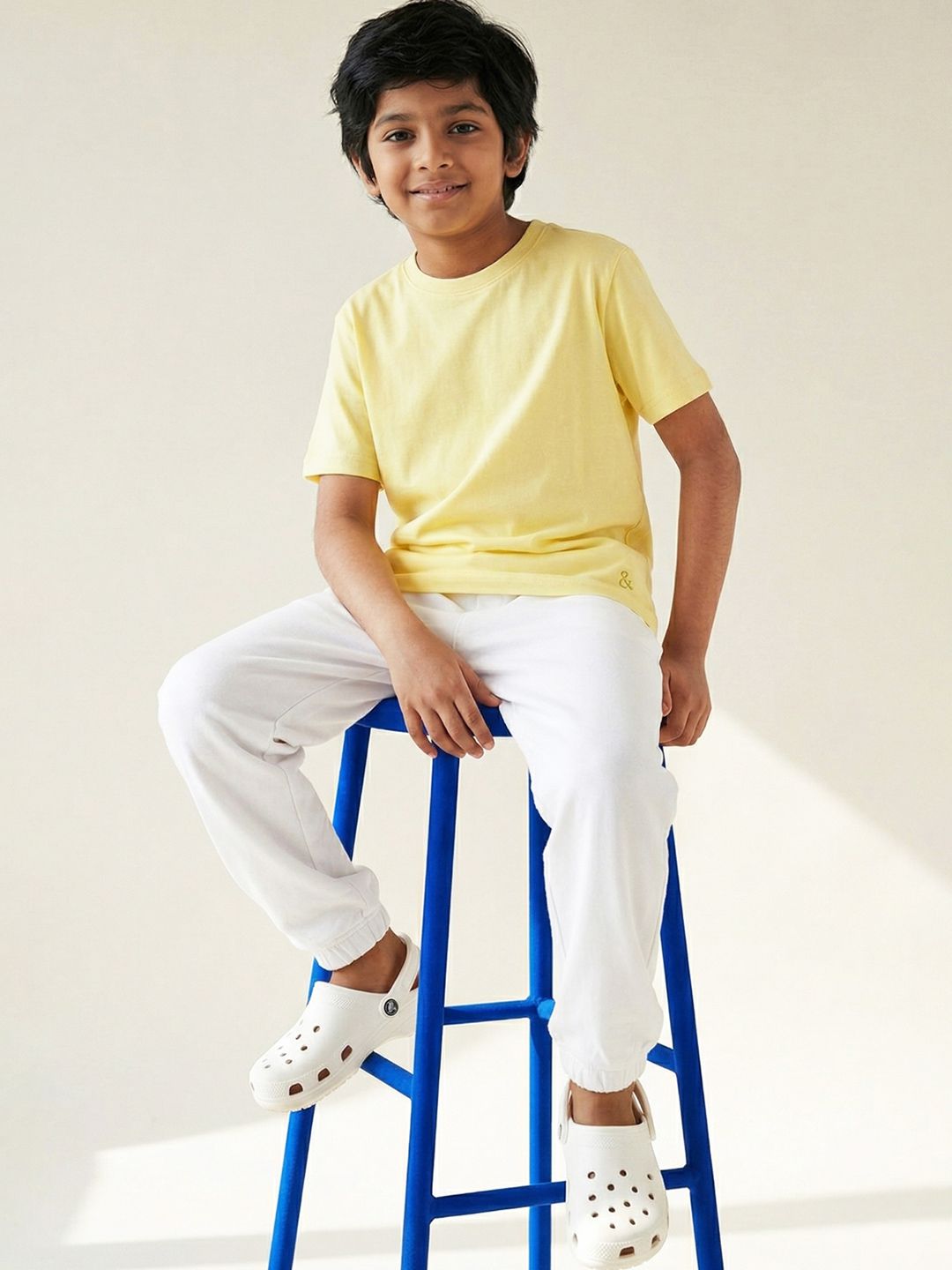 TALES & STORIES Boys Round Neck Short Sleeves Cotton T-shirt