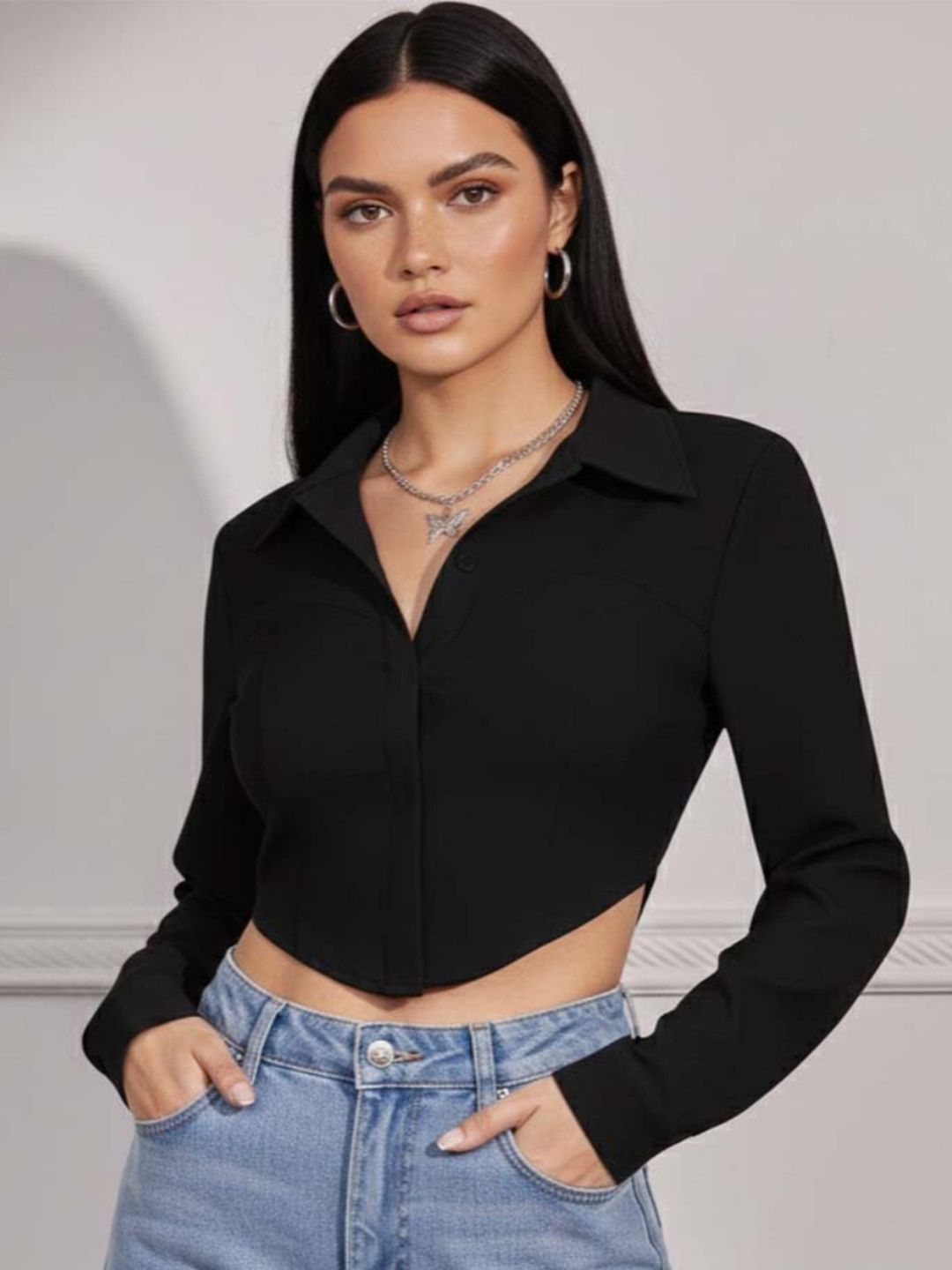 GENZILOOKS Crop Top