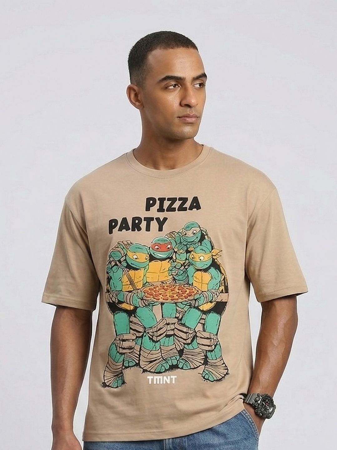 Here&Now X Game Begins Men Printed T-shirt