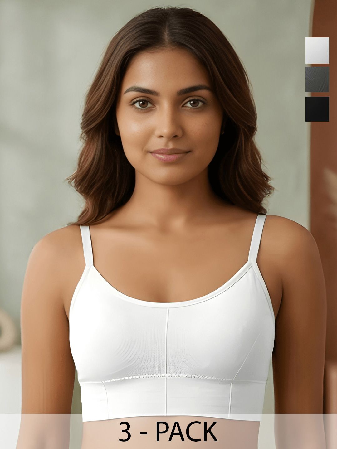 Buy The Roadster Lifestyle Co Pack Of 3 Removable Padding T Shirt Bra -  - Apparel for Women