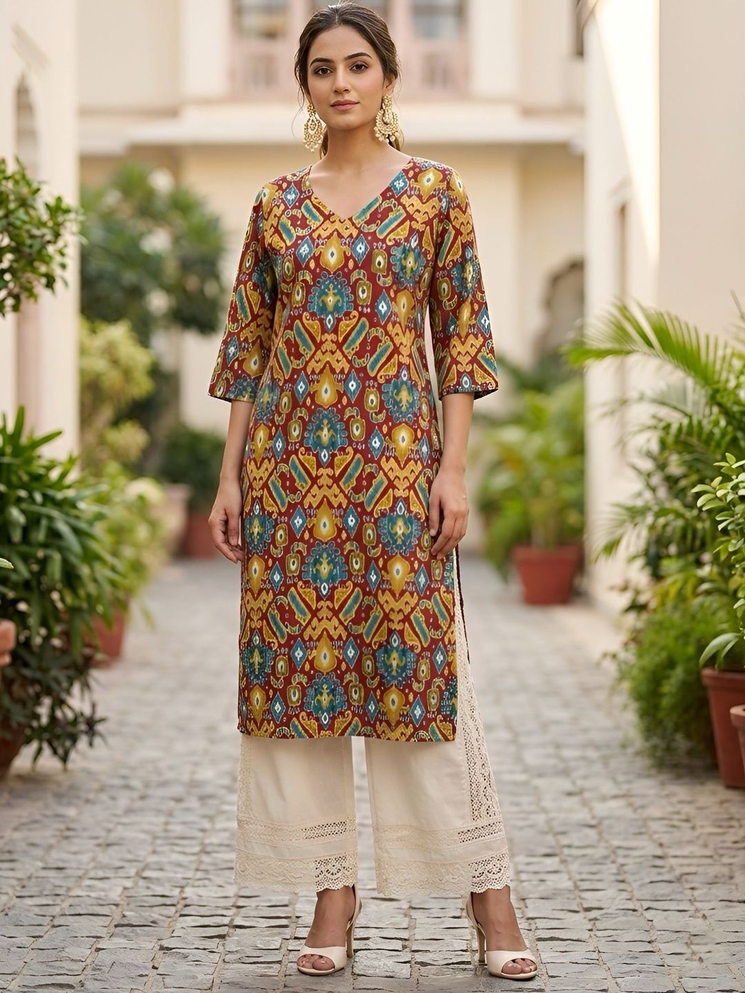KEIYONA Women Ethnic Motifs Printed Kurta