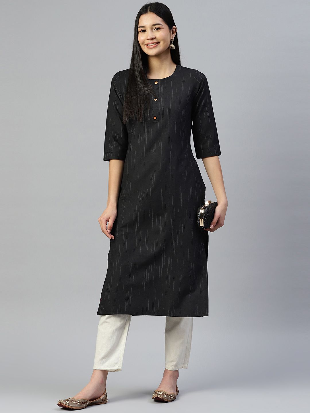 NAVYAAZRI Women Summer Sheers Kurta