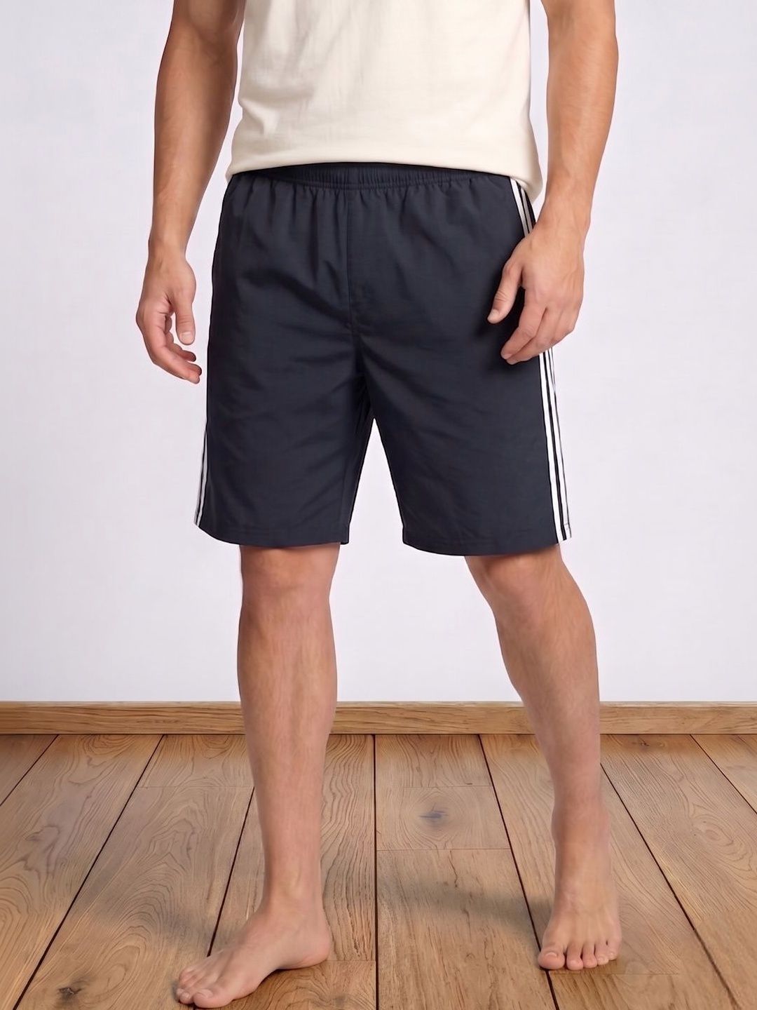 TEDWOODS Men Striped Training or Gym Sports Shorts with Technology