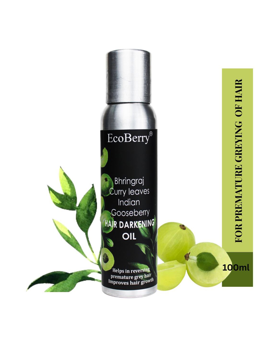 EcoBerry Bhringaraj Curry Leaves Hair Oil - 100ml