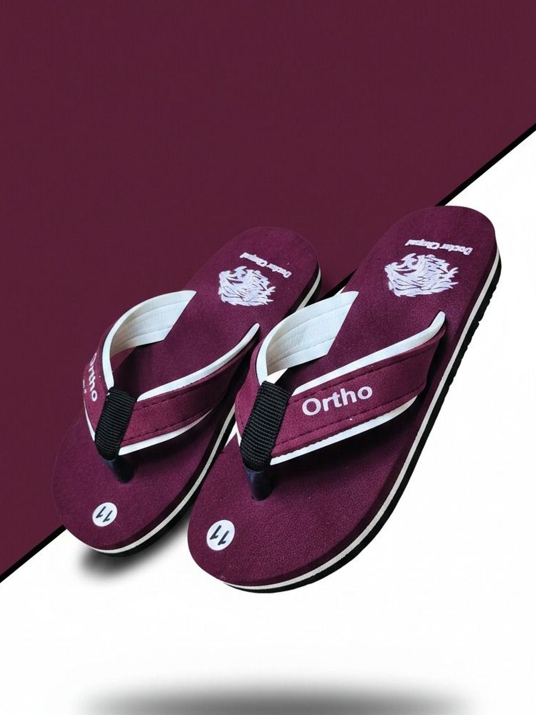 FootStation Unisex Kids Printed Thong Flip-Flops