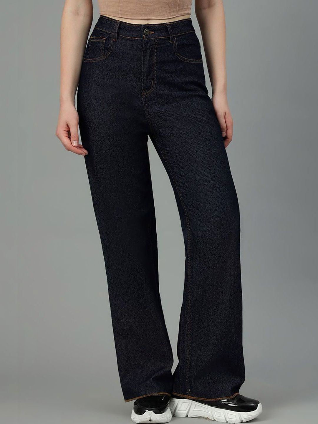Stylecast X Kotty Women Jean Bootcut High-Rise Stretchable Jeans