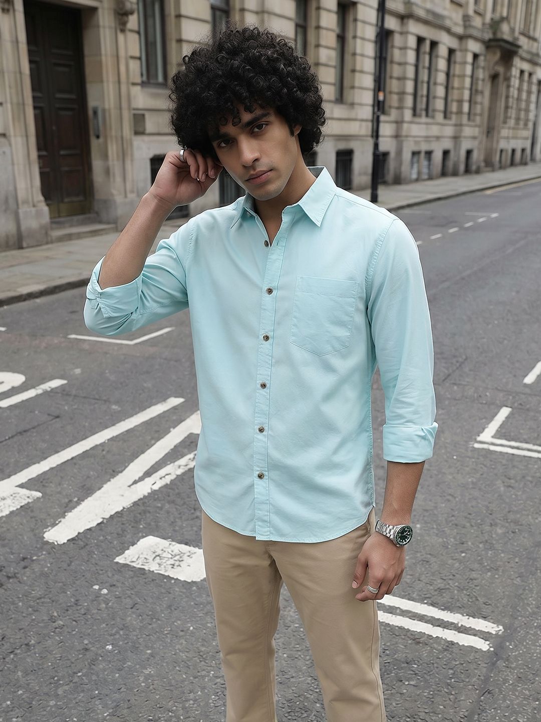The Roadster Life Co. Pure Cotton Casual Shirt