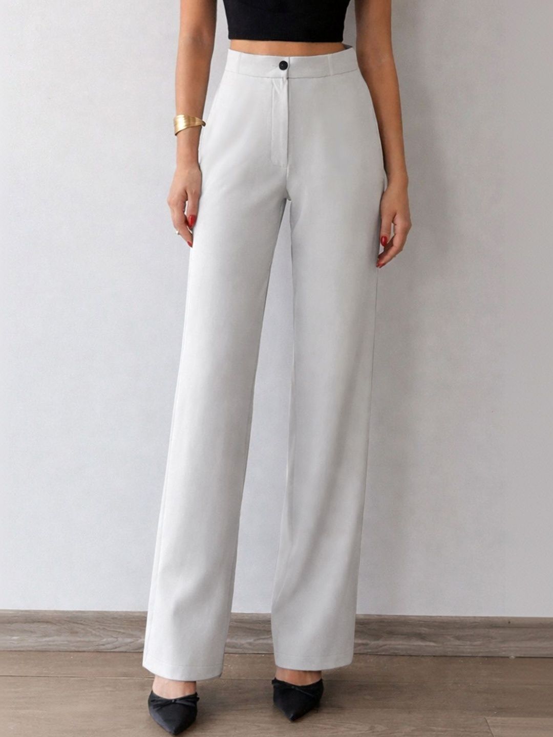 Mast & Harbour Women High-Rise Trousers
