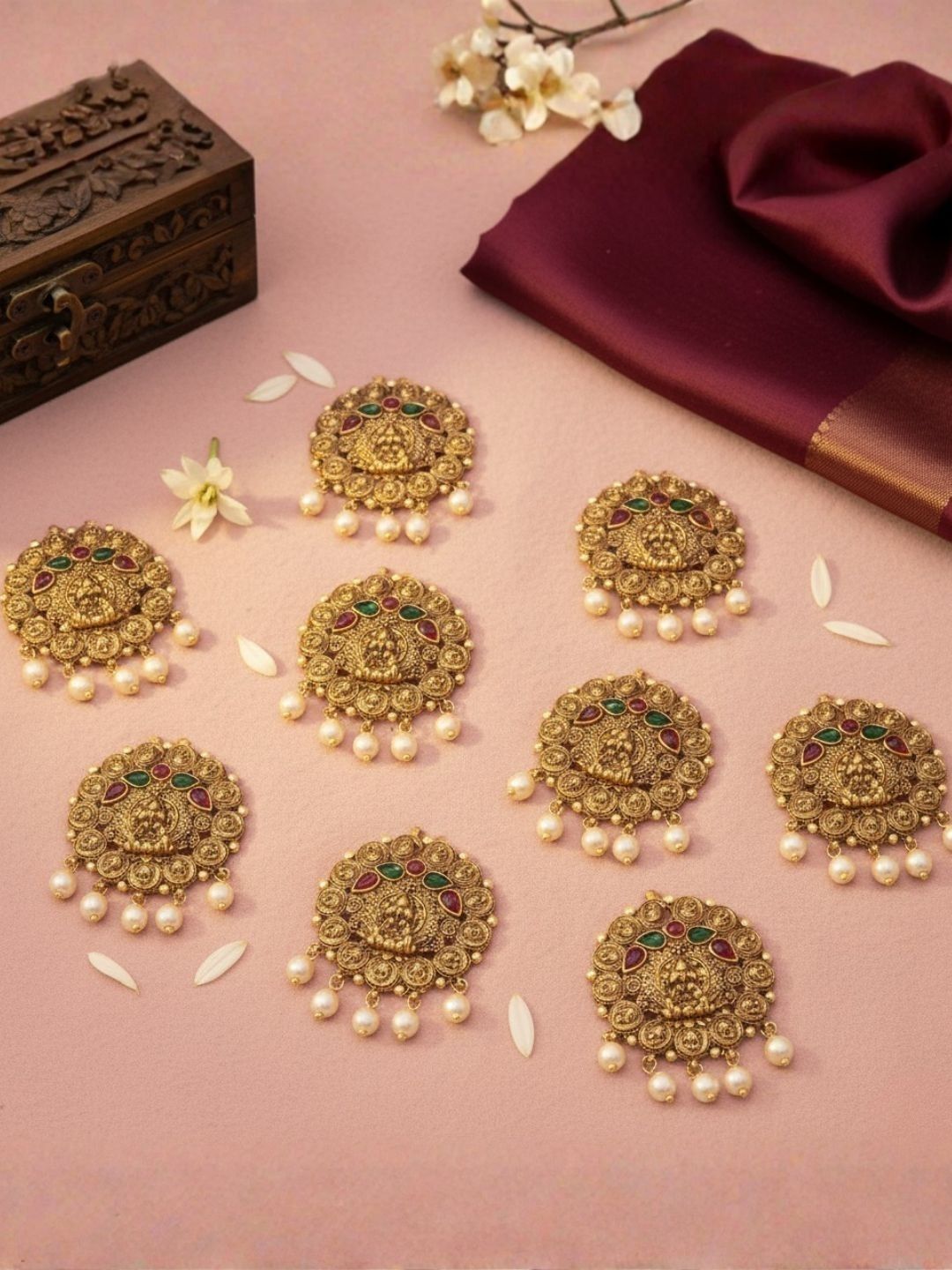 Jwella Set of 9 Women Hair Accessory