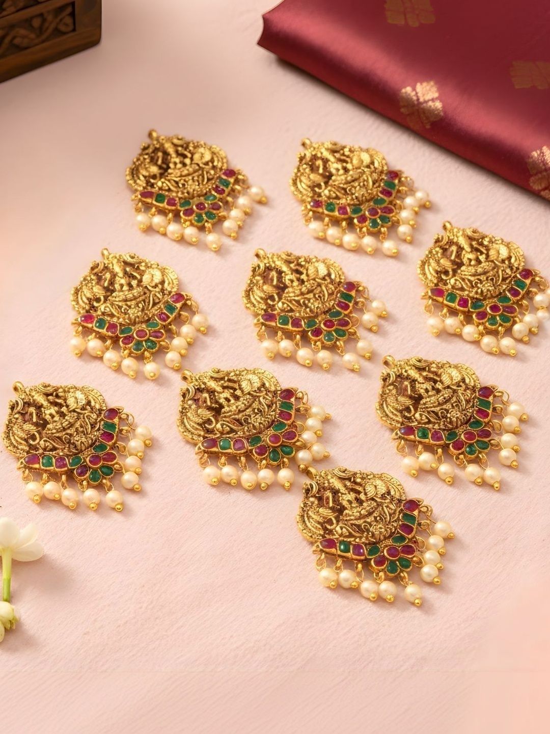 Jwella Set of 9 Women Hair Accessory
