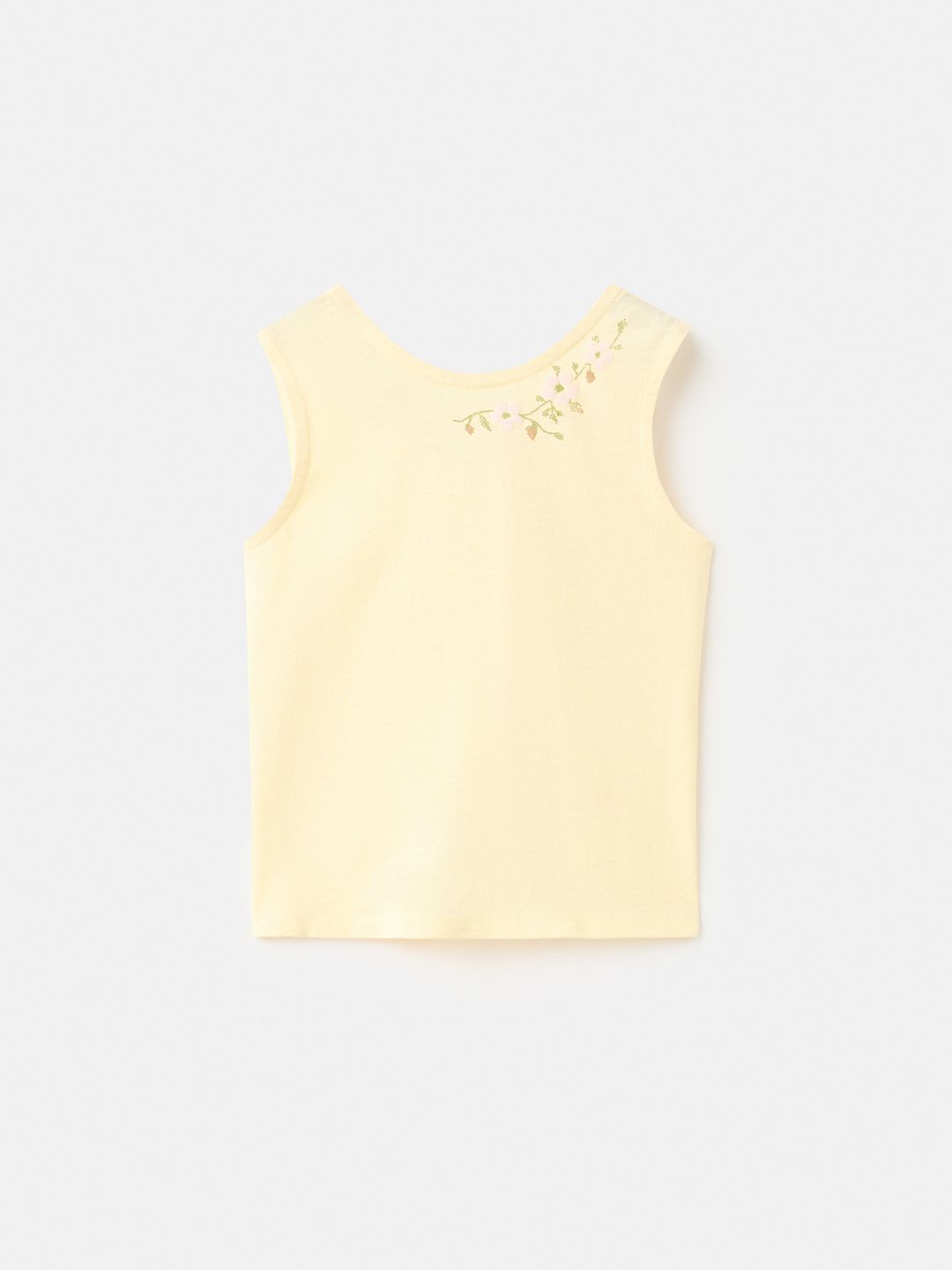 Girls Cut Out Detailed Pure Cotton T-shirt