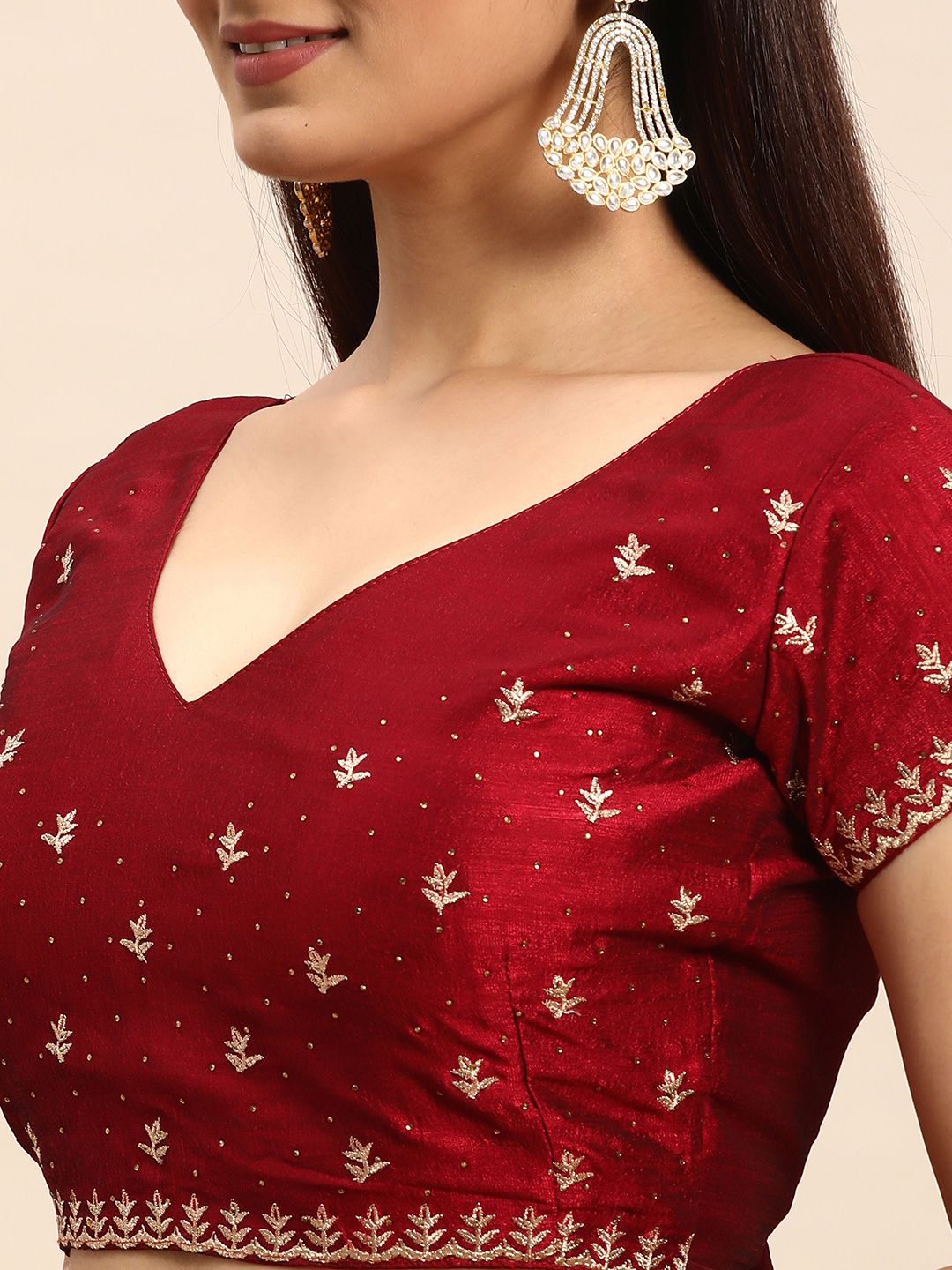 Embellished Embroidered Saree 7