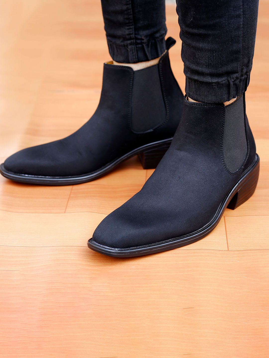 Buy Bxxy Men Mid Top Chelsea Elevator Boots -  - Footwear for Men