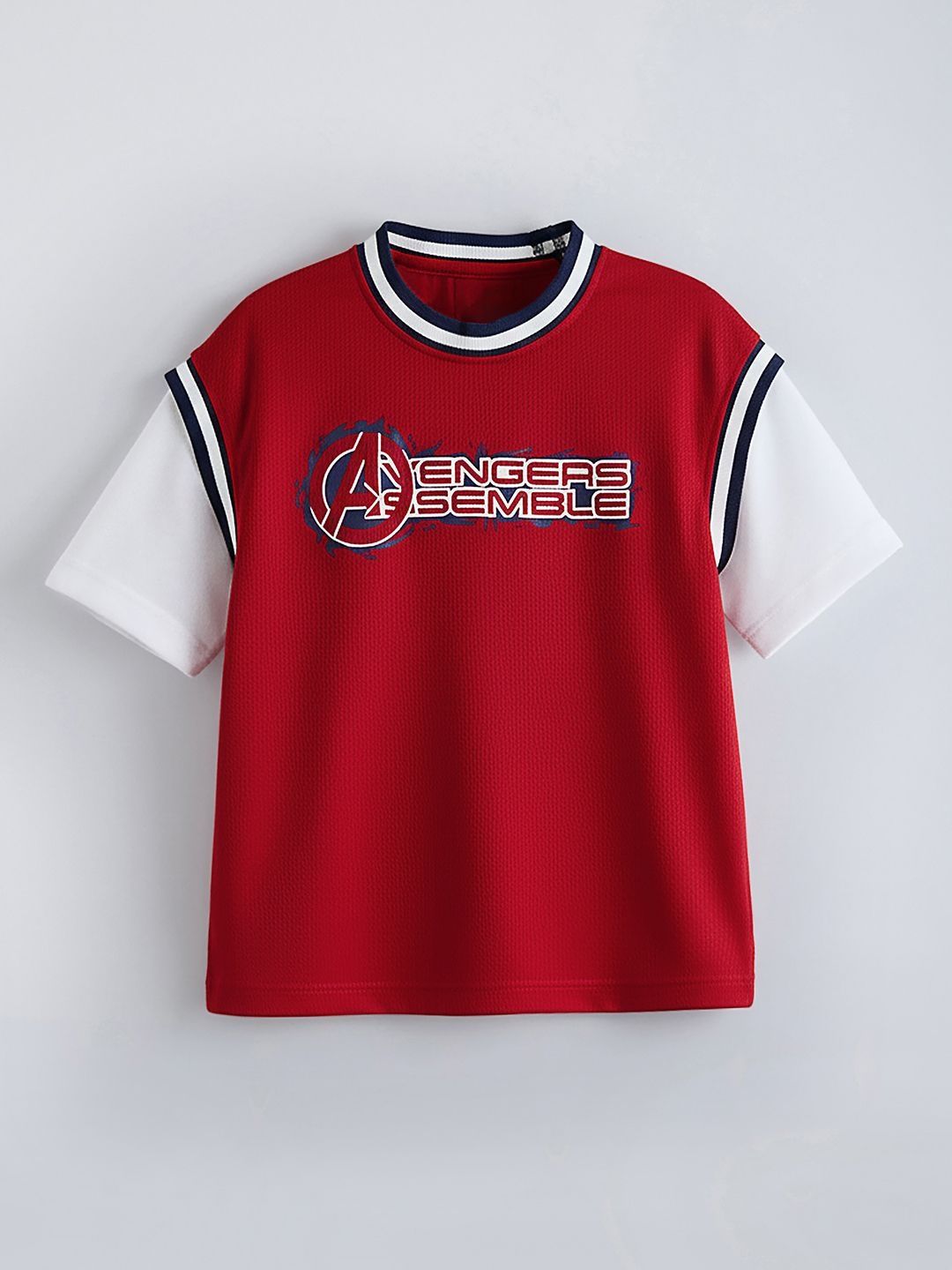 Kids Printed Drop-Shoulder Sleeves T-shirt
