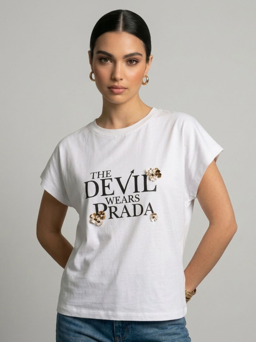 Phosphorus X The Devil Wears Prada Women Typography Printed T-shirt